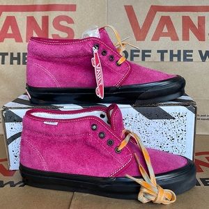 Vans Og Chukka Boot Lx Hairy Suede Cerise/Apricot WMNS